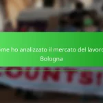 Come ho analizzato il mercato del lavoro a Bologna