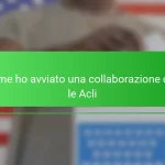 Come ho avviato una collaborazione con le Acli