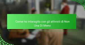 Come ho interagito con gli attivisti di Non Una Di Meno