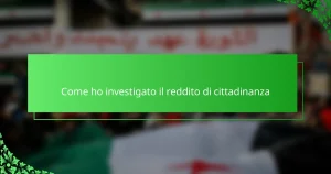 Come ho investigato il reddito di cittadinanza