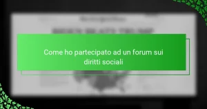 Come ho partecipato ad un forum sui diritti sociali