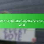 Come ho stimato l’impatto delle tasse locali