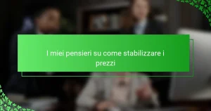 I miei pensieri su come stabilizzare i prezzi