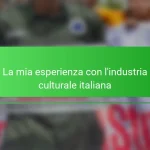 La mia esperienza con l’industria culturale italiana
