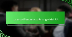 La mia riflessione sulle origini del PSI