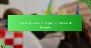 Questa è come ho seguito le politiche di Zelensky