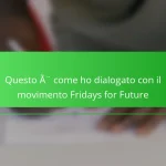 Questo è come ho dialogato con il movimento Fridays for Future