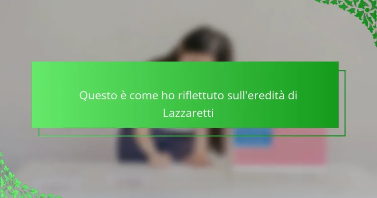 Questo è come ho riflettuto sull’eredità di Lazzaretti